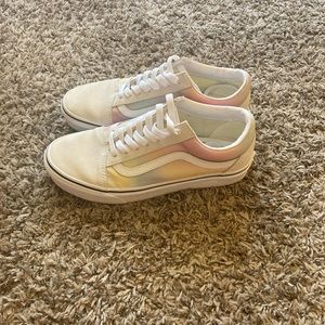 Tie dye aura shift old skool vans